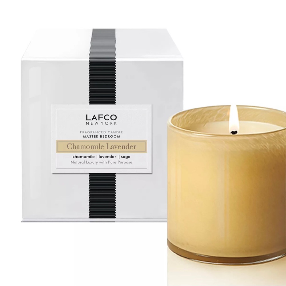 NEW LAFCO New York Fragranced Candle Chamomile Lavender, 15.5 oz.